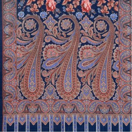 Pavlovo posad scarf Blooming stones 1442-64