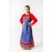 Russian cotton dress for girl and woman "Liubava", Slavic folklore, Ethnic clothing, Russian costume