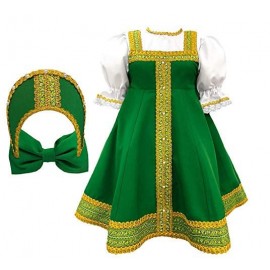 Dress for dance with kokoshnik - Russian tradition..