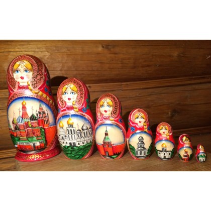 Matryoshka "Moscow", Matryoshka dolls