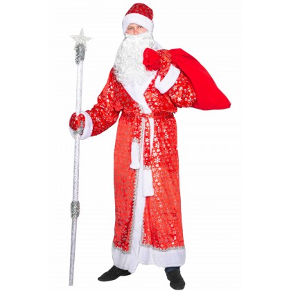 Costume Santa Claus, Father Frost, Grandfather Frost, Old Man Frost, Russian Santa Claus
