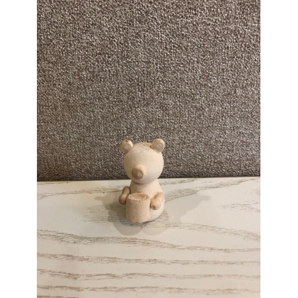 Blank wooden toy \ wood animal toy \ Wooden Toy bear \ natural wood toy \ wood toy kids \ wood baby toy