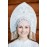 Headdress Kokoshnik "Anna" - Russian traditional Folk Costume