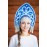 Headdress Kokoshnik "Anna" - Russian traditional Folk Costume